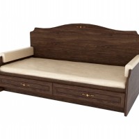 Кровать-диван с мягкой боковиной Джентел K 8-216