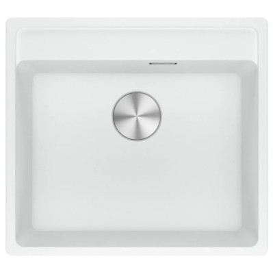 Кухонна мийка Franke Maris MRG 610-52 TL (114.0668.820) білий Сучасна лаконічність та практичність: Гранітна мийка Franke Maris MRG 610-52 TL у сніжно-білому виконанні — ідеальний вибір для компактних та просторих кухонь у стилі мінімалізм, модерн або скандинавський затишок. Завдяки стандартній ширині монтажу (від 60 см), модель чудово підходить для стандартних та індивідуальних кухонних гарнітурів у популярних житлових комплексах, зокрема для квартир у ЖК Нова Англія, ЖК Park Land, ЖК Республіка, ЖК Файна Таун, ЖК Софія Резиденс та ЖК Кришталеві Джерела. Білий колір чаші візуально освіжає стільницю та підкреслює чистоту робочої зони.