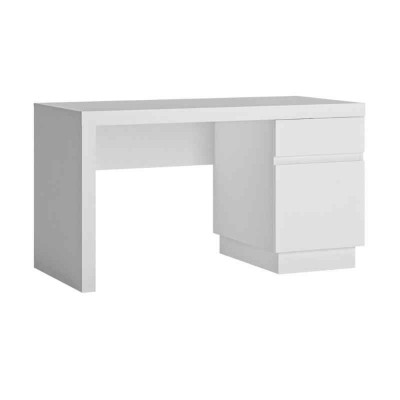 Письменный стол Lyon White тип B101 Wojcik  Письменный стол из коллекции LYON white изготовлена ​​из прочного, прекрасно представленного ЛДСП. Здесь все элементы мебели  Lyon White