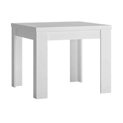 Обеденный стол Lyon White тип T05 Wojcik   Обеденный стол из коллекции LYON white изготовлена ​​из прочного, прекрасно представленного ЛДСП. Здесь все элементы мебели  Lyon White
