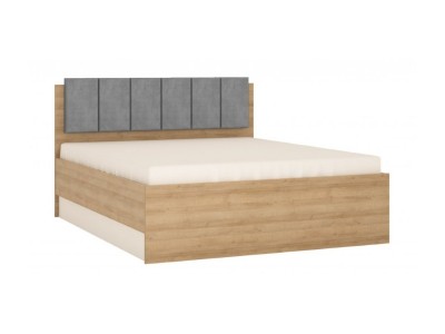 Кровать 160 с подъемным механизмом Lyon Light тип Z04 Wojcik Огромным преимуществом кровати является обитое изголовье, которое не только выглядит красиво, но и нежно и приятно на ощупь.
