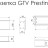 Встраиваемая розетка GTV Prestino горизонтальная 2 вилки