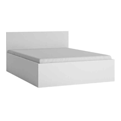 Кровать 140 с подъемным механизмом Fribo White Wojcik  Матрас продается отдельно