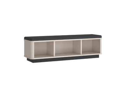 Лавка с нишами  VODOL VXLD031 (ВОДОЛ) Forte Розмір лавки (ШхВхГл): 136х35х47см