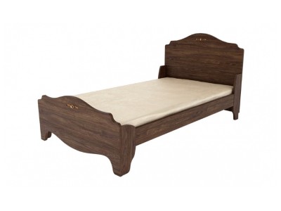 Кровать полуторная Джентел K 8-516 Размер (ш/в/г): 2075х1080х1265 мм 
Спальное место: 2000х1200 мм