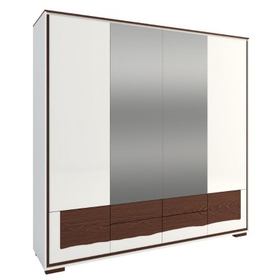Шкаф 4 дверный с зеркалами FLAMENCO Mebin Размер (ш/в/г): 250х204х61 см