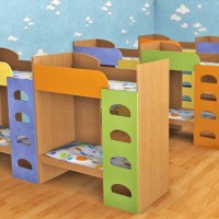 Двухъярусные кровати в детский сад