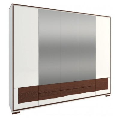 Шкаф 5 дверный с зеркалами FLAMENCO Mebin Размер (ш/в/г): 310х204х61 см