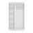 Белый двудверный шкаф Lyon White тип S101 Wojcik